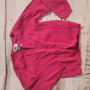 Old Navy Girls Pink Cardigan